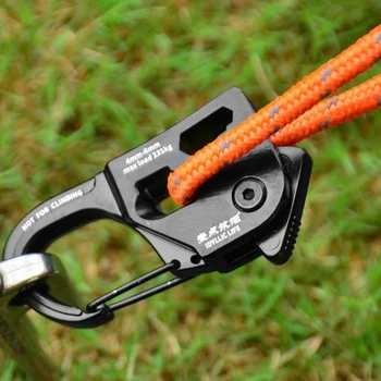 Tent Rope Adjuster Rustproof Aluminum Alloy Quick Release Self-Locking Lightweight Portable Outdoor Camping Accessories 1