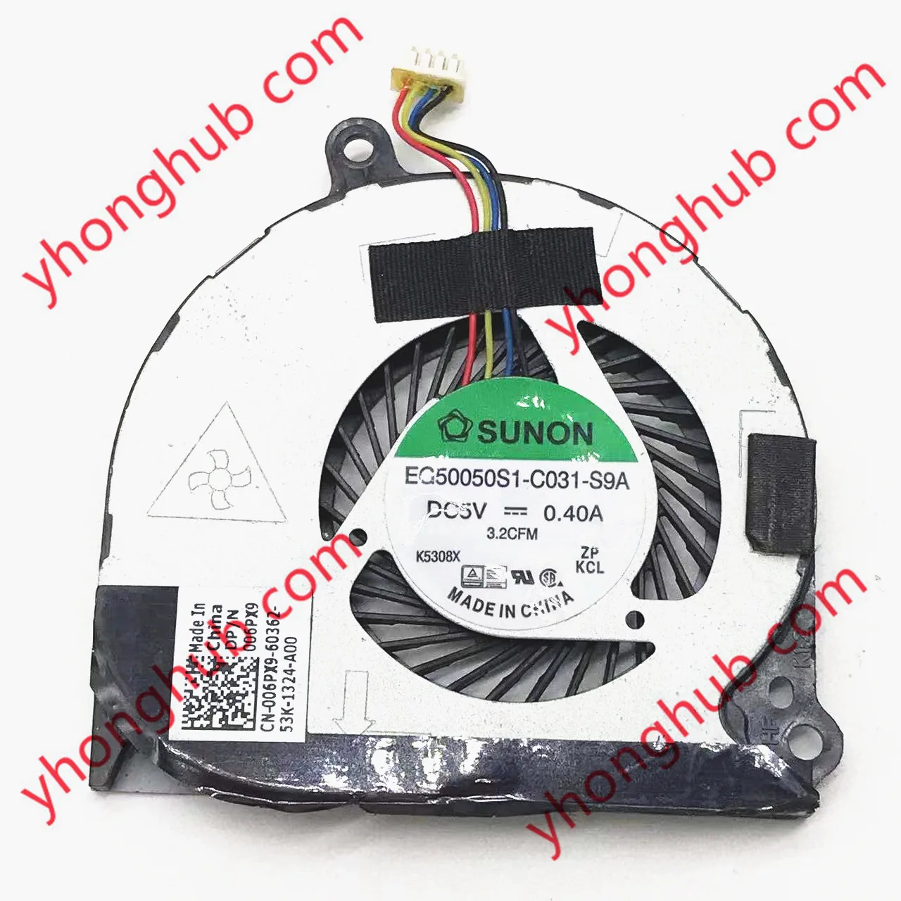 

SUNON EG50050S1-C031-S9A DC 5V 0.4A Server Cooling Fan