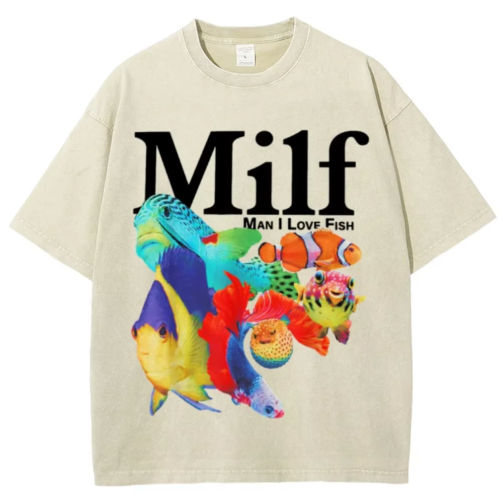 Unisex Loose Short-Sleeved Pure Cotton Top, Vintage Graphic T-Shirt, Trendy Hip-Hop Streetwear, Large Size Top, Y2k, 2024