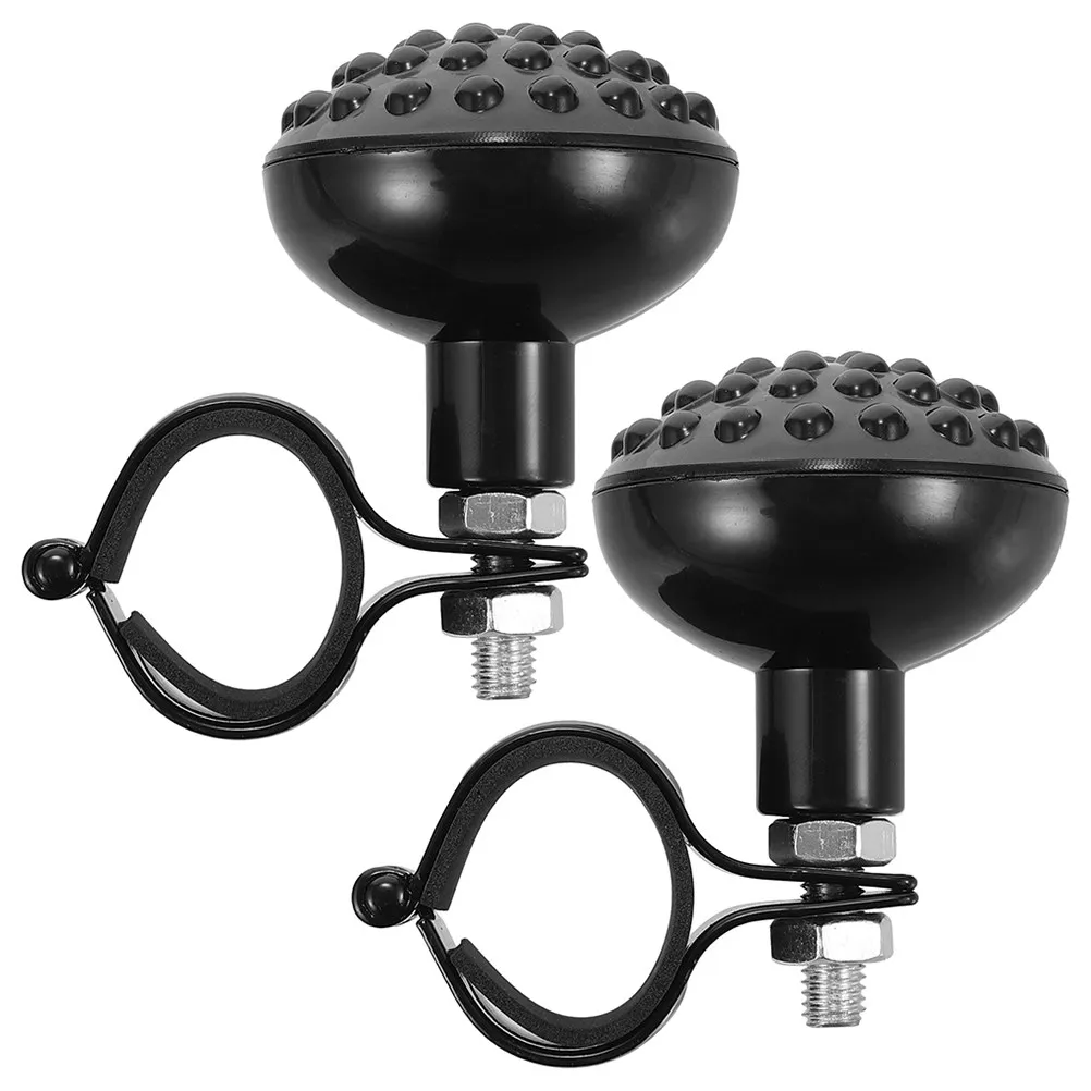 

2Pcs Car Steering Wheel Ball Knobs Anti-Slip Steering Assist Comfortable Grip Driving Controls Universal Driving Accessories