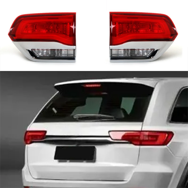 Car L/R Brake Light LED Tail Light Assembly 68110047AC 68110046AC For Jeep Grand Cherokee 2014-2017