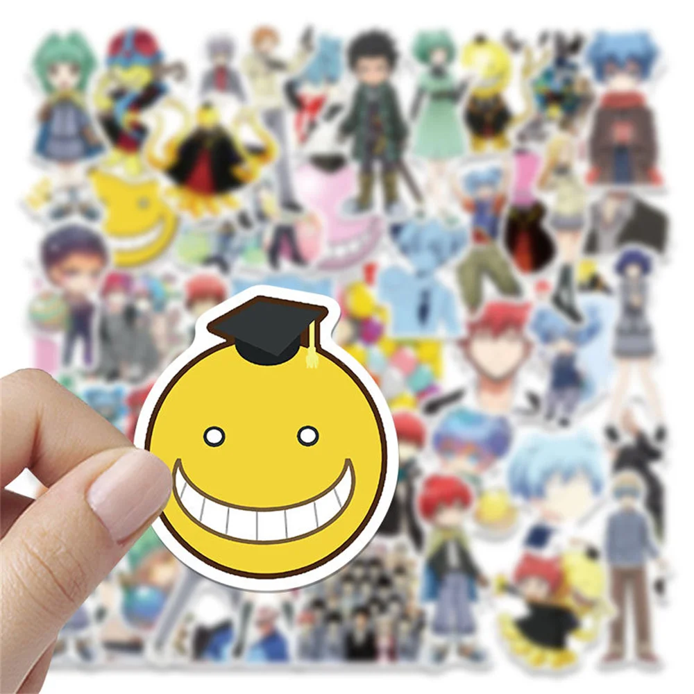 10/30/50PCS Anime Assassination Classroom Graffiti Waterproof Sticker Creative Trend Decorative Decal Skateboard HelmetWholesale