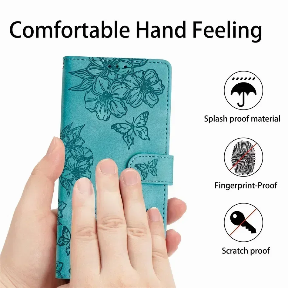 Lovely Cherry Butterfly Case For Huawei P Smart 2019 Honor 9S 10 90 200 P10 P20 P30 P40 P8 P9 Lite 2017 Pro 5G Y6P Cover #OGA