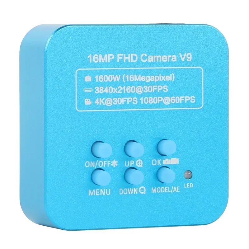 16MP 1080P 2K 4K HD Microscopio Industriale Fotocamera TF Videocamera Elettronica Digitale HDMI USB Compatibile Per Il Telefono CPU PCB riparazione