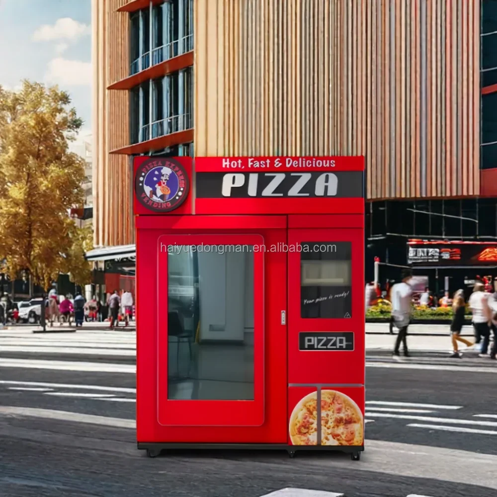 YG Aangepaste 2025 Beste Commerciële Intelligente Zelfbedienings Pizza Automaat 24 Uur Automatisch Met Touchscreen Functie