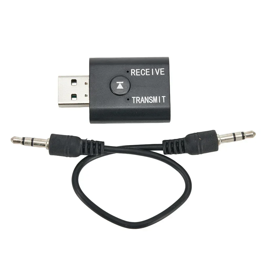 

Bluetooth передатчик и приемник 2 в 1 3,5 мм 42*25*11 мм 5,0 ABS аксессуары для ПК MP3/MP4 USB Беспроводные прочные
