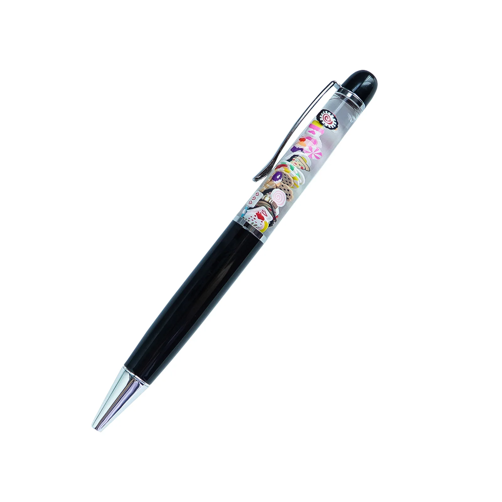 Food Sushi Cake Candy Icecream Pizza Fun Pens Cute Floater Floating Liquid Writing Journaling Office Pen Novelty Gag Gifts