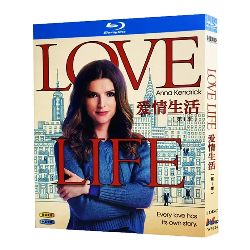 Blu-ray Ultra HD American Drama Love Life Season 1 BD Disc CD Box Chinese and English Traditional Subtitles