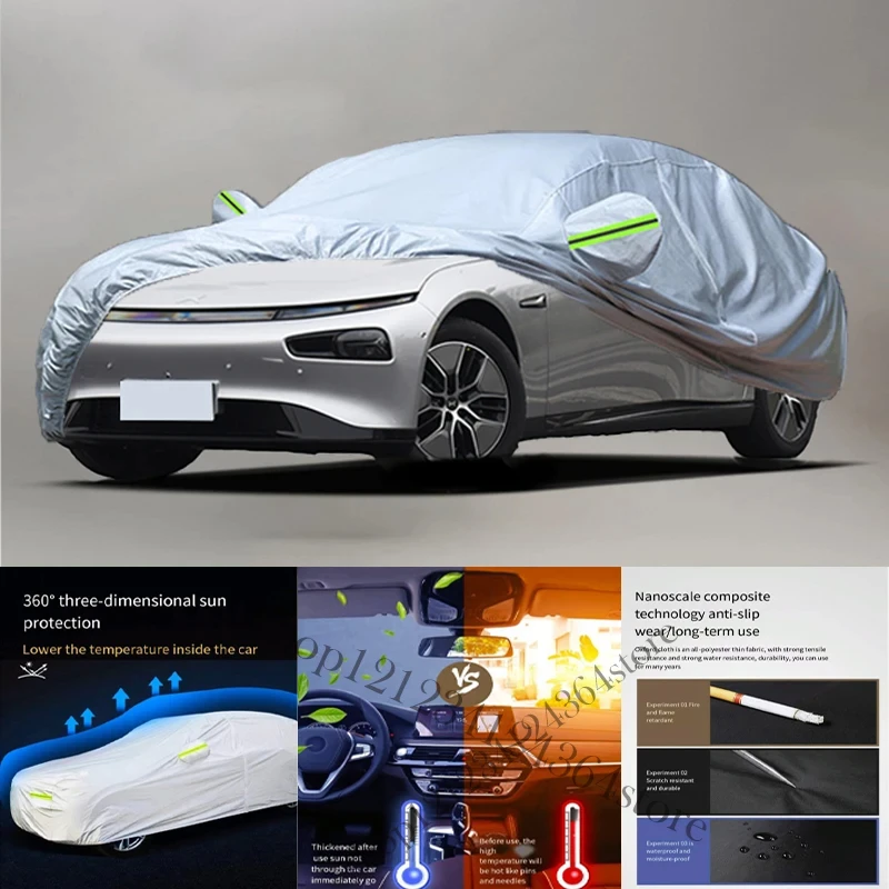 

For Xpeng-P7-210T-Auto Anti snow Anti dust Anti-uv Anti peeling paint And Anti Rainwater 210t car cover Car cover protection