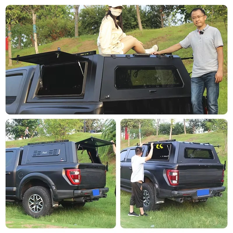 

Triton-L200/BT-50/Amarok Pickup Truck Modified Manganese Steel Three-Door High Cover Lock Anti-Theft Rear Trunk Lid