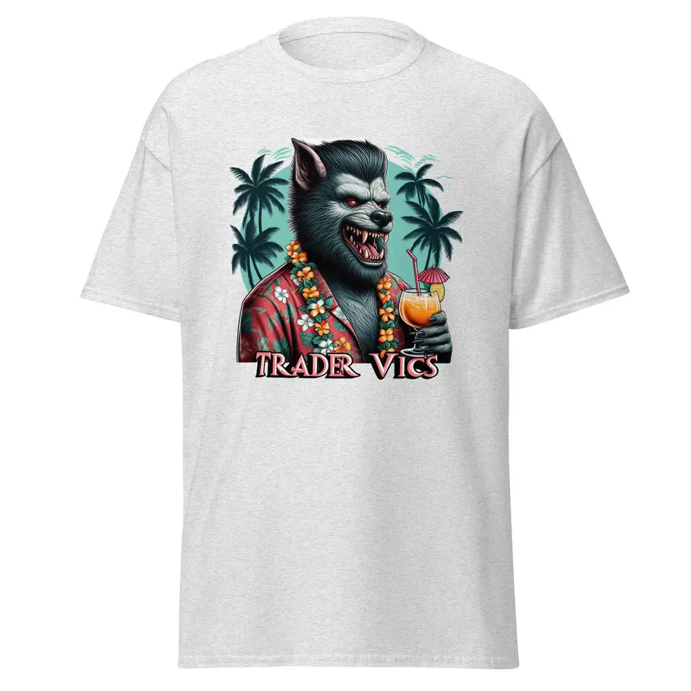 

Tropical Howl: Werewolf Sips Pina Colada at Trader Vic's T-Shirt