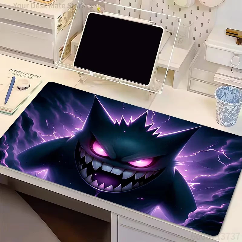 Pokemon Gengar Multi Style Large Gaming Mouse Pad Anime Non Slip Rubber Desk Mat Keyboard Table Mat for Game Office PC Decor