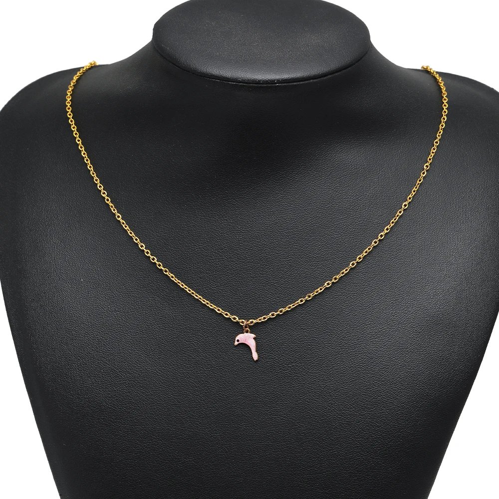 20 قطعة الفولاذ المقاوم للصدأ المينا فرس البحر دولفين الأسماك Charms أقراط المعلقات DIY بها بنفسك لوازم المجوهرات أساور القلائد صنع