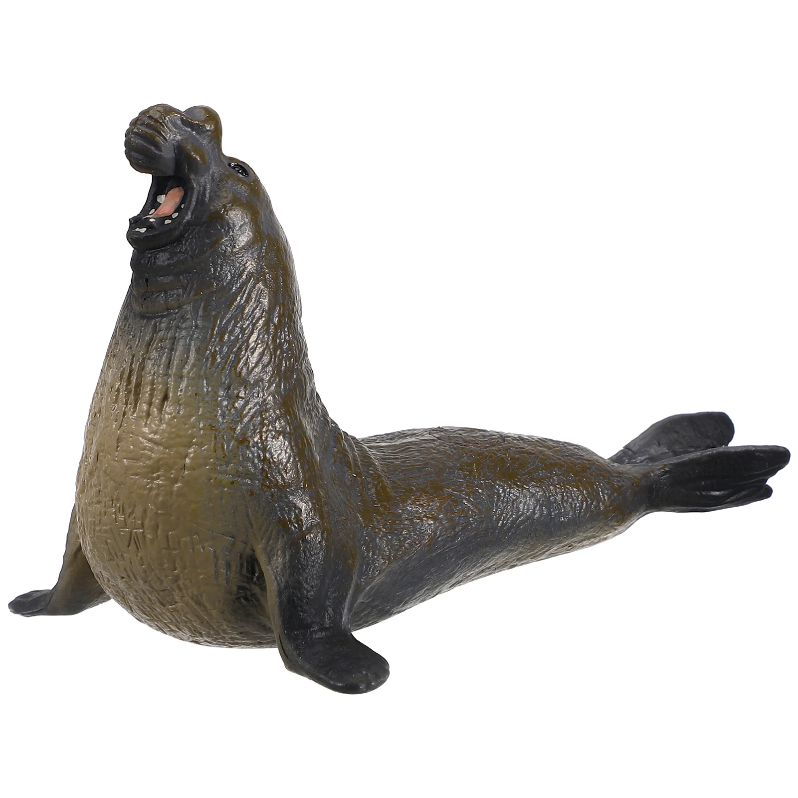 Childrens Toys Elephant Seal Ornaments Home Decoration Animal Model Pretty Brown