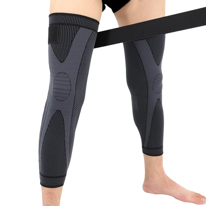1PC Knee Compression Sleeve Support for Running Football Weightlifting, Joint Pain Relief & Muscle Recovery for Men Women