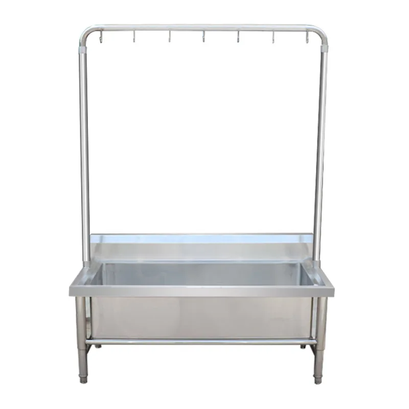 

Stainless steel mop pool, extended, school cafeteria hotel, mop pool, low elevated