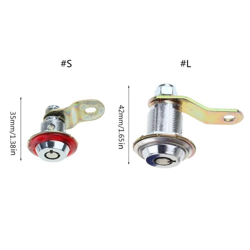 

77HC 3pcs/set Arcade Game Machine Door Lock Cam Lock with for Key for Jamma Machines