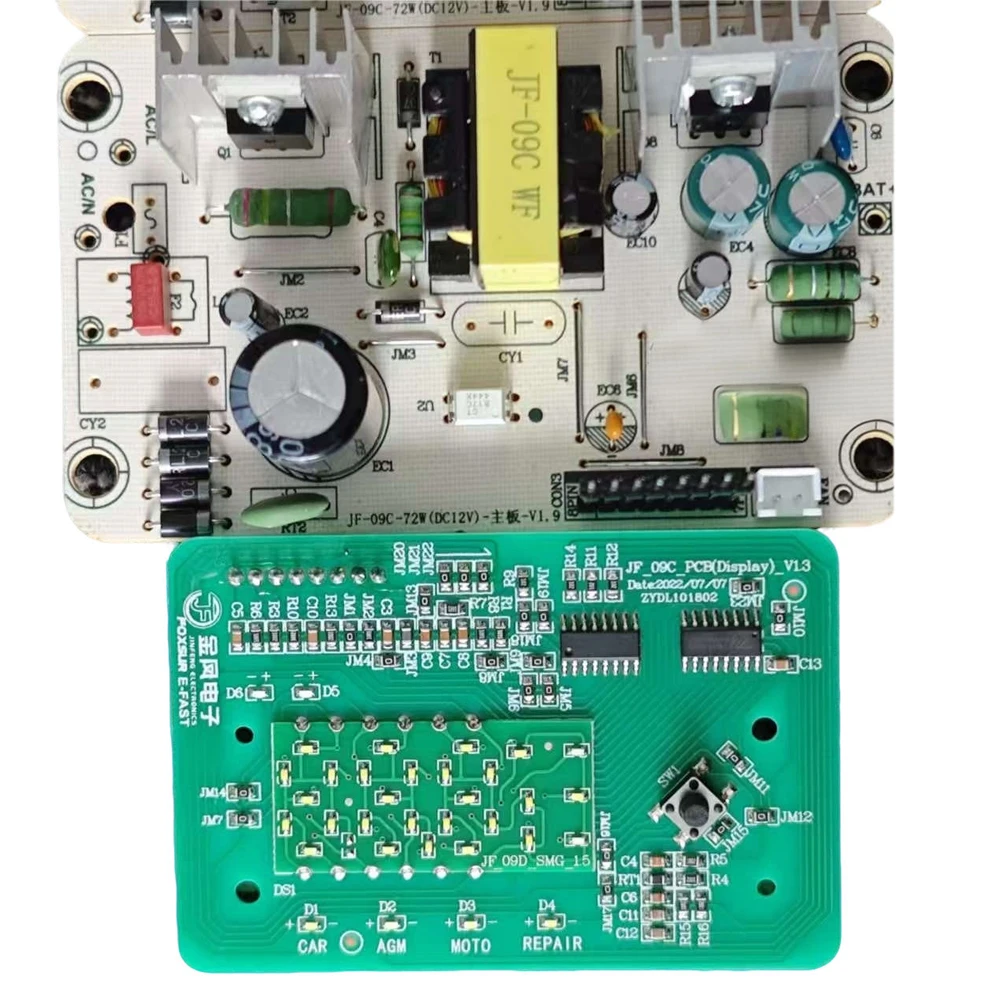 

12V Battery Charger,motherboard, and Display Board Charger Spare Parts for 12V Battery Charger