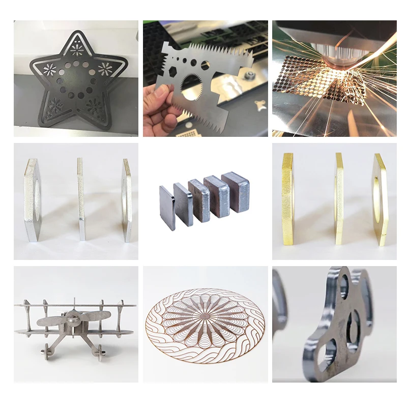 3/4 Akset CNC Lasermaskin for Metall - close-up view