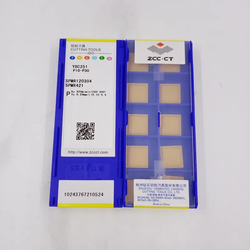 CT Milling Insert SPMR120304 YBC251 for Steel Coated Carbide Tool Tool Supplier