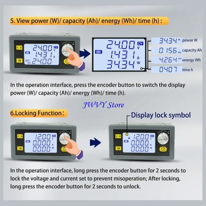 573A Tensioni costanti Moduli potenza regolabili corrente SK35H DC5 ~ 30V a DC0.6 ~ 30V