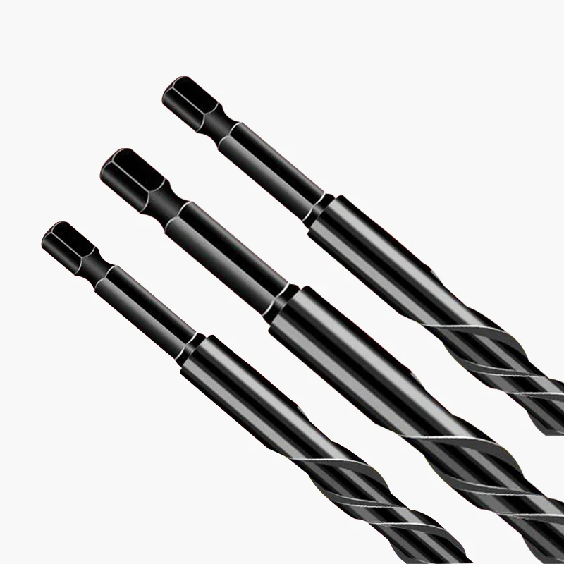 Broca multifuncional em liga resistente yg6x, 3-12mm, buraco de perfuração com 4 bordas de corte para broca elétrica