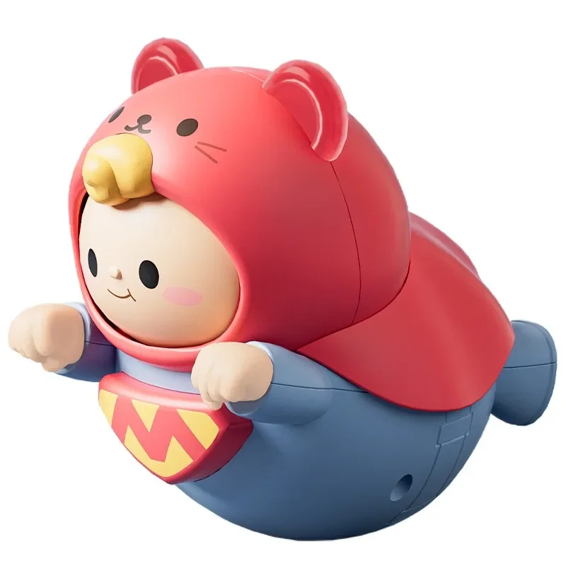 1-5PCS 아기 장난감 유아 6 개월 귀여운 슈퍼맨 텀블러 장난감 어린이 진정 딸랑이 균형 돼지 0-3 세 아기 선물