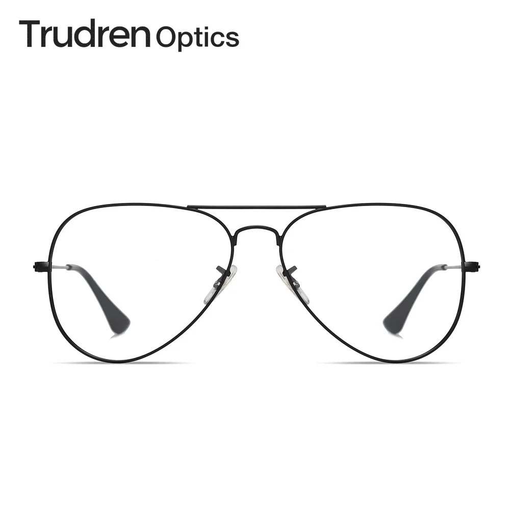 Trudren Aviation Non-prescription Glasses for Women Men Everyday Clear Photochromic Sunglasses Pilot Transition Everglasses 3025