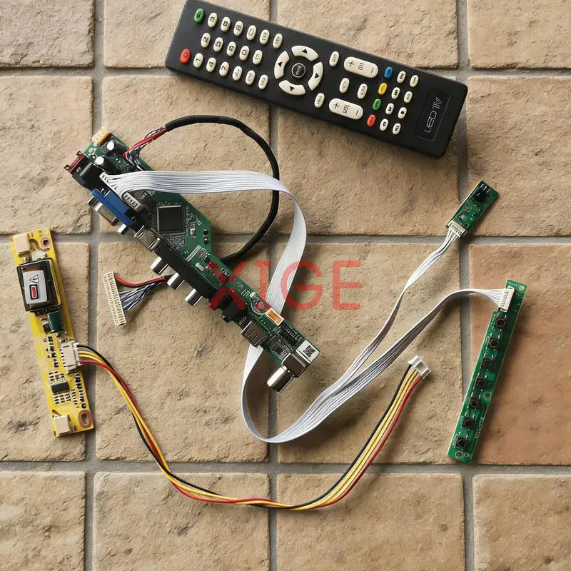 

Плата контроллера привода экрана подходит для QD15XL15 LP150X12 B150XN05 QD15XL11 1024x768 2CCFL USB + AV + VGA + HDMI 30-контактный LVDS 1024*768 комплект DIY