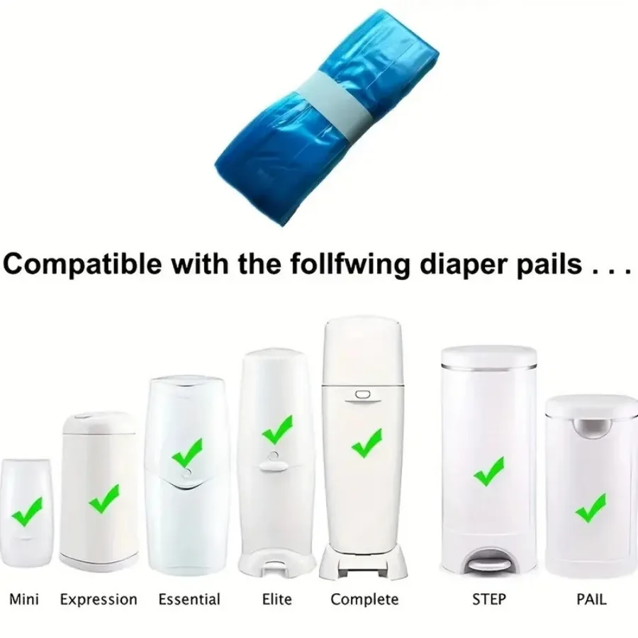 Diaper can trash bag baby diaper storage replacement bag diaper can filling