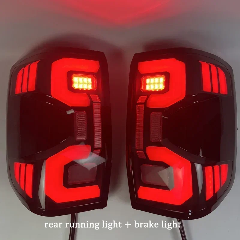 Car LED Taillight For Ford Ranger T9 2022 2023 Auto Rear Running Lamp Brake Reverse Dynamic Turn Signal Car TailLights