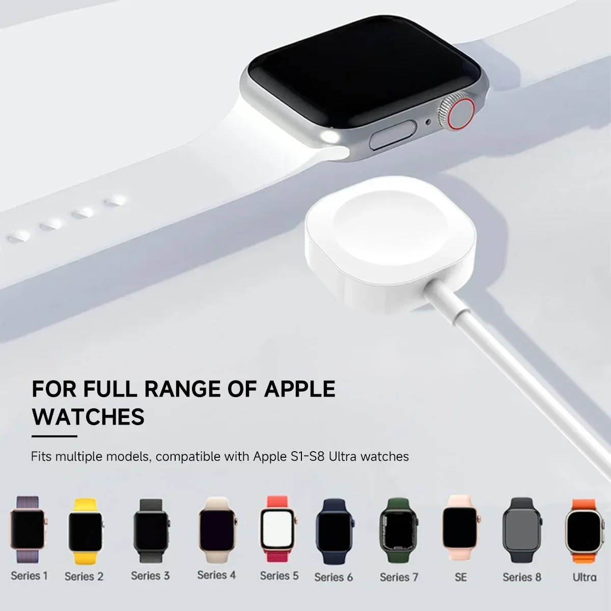 Magnetic Wireless Charger For Apple Watch Series 10 9 8 7 Ultra 2 SE fast Charging Cable Accessories For iWatch 8 7 6 5 4 3 2 1