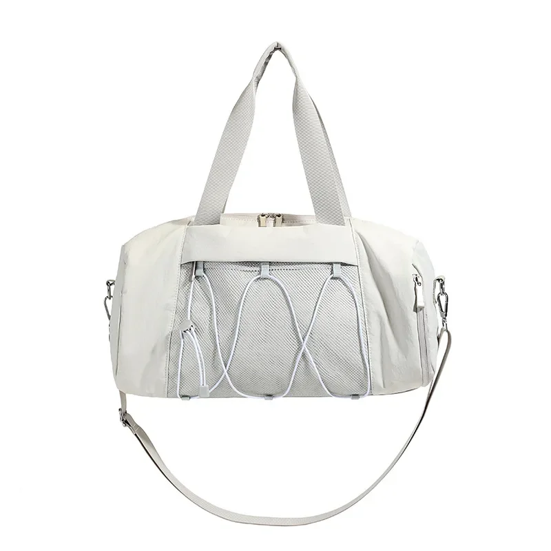 حقيبة سفر ذات سعة كبيرة حقيبة كتف نسائية محمولة للياقة البدنية واليوجا حقيبة رياضية مقصورة أحذية مستقلة حقيبة رحلة قصيرة #5