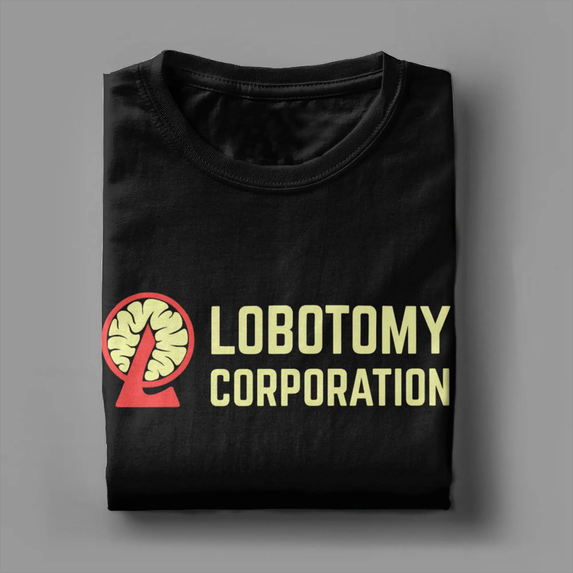 Lobotomy Corporation لعبة فيديو تي شيرت الرجال إدارة الوحش القطن تي شيرت طاقم الرقبة قصيرة الأكمام تي شيرت بلوزات حجم كبير