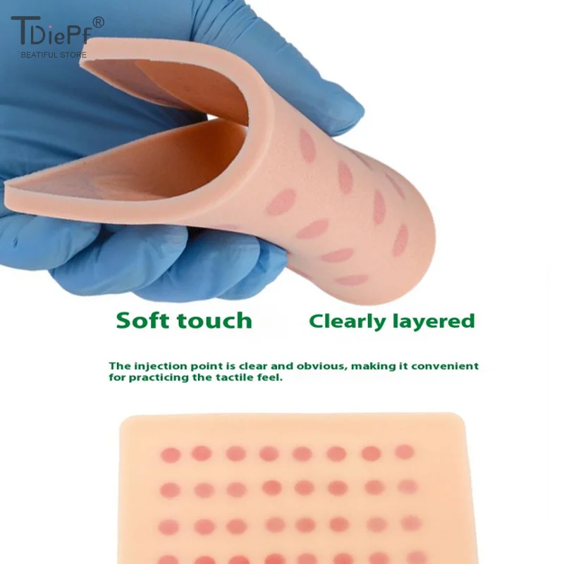 

12*17,5 см тренировочный коврик для внутрикожных инъекций, модуль для тестирования кожи, поддельный практический коврик, медицинская имитационная модель, практика медсестры