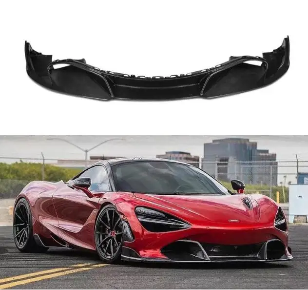 

Real Forging Carbon Fiber Car Front Bumper Splitters Lip Spoiler For Mclaren 720S 2017 2018 2019 2020