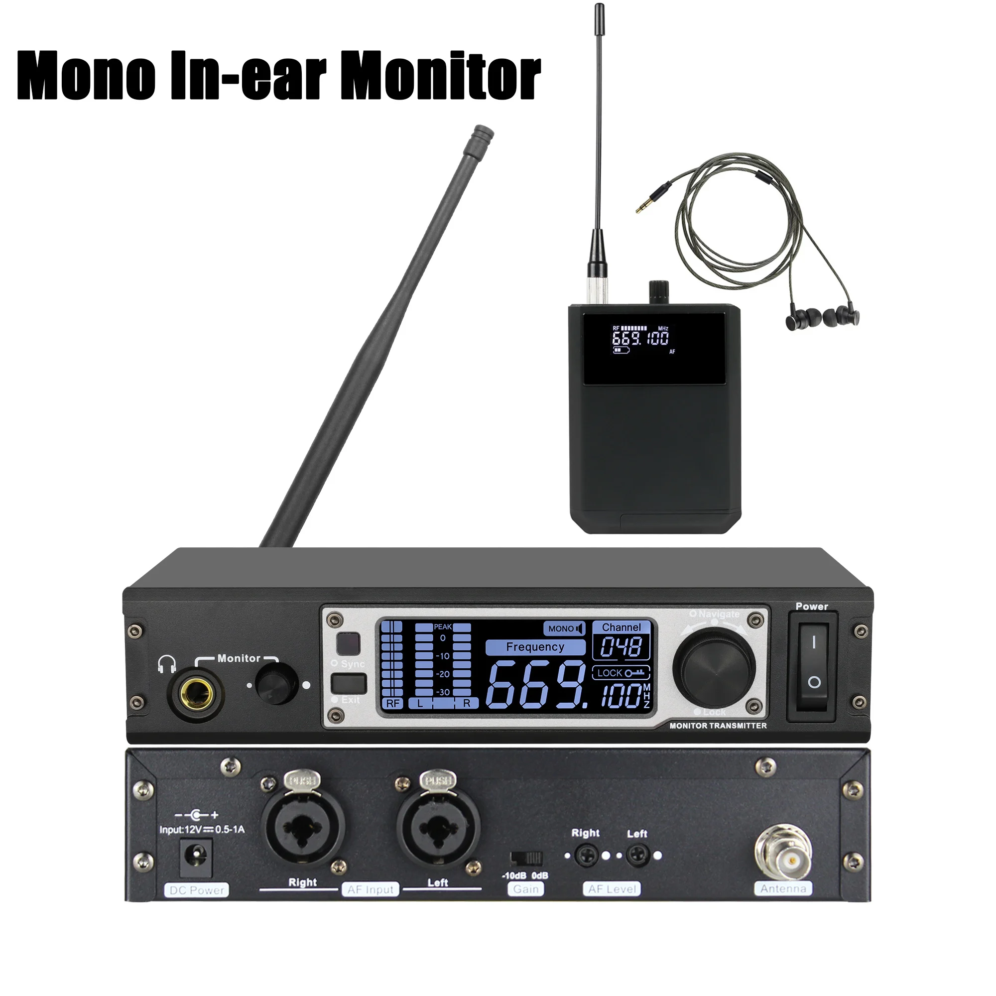 Leicozic PSM200 Inear System Monitor Wireless Monitoring System Stage Return Monitor IEM In-Ear Professional Audio Equipment