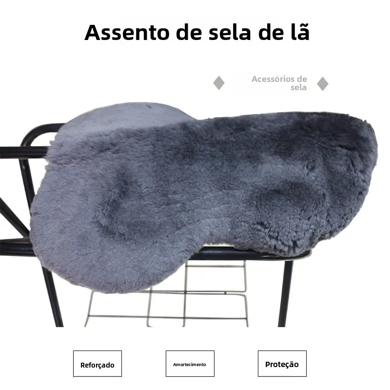 thickened-pure-wool-saddle-pad-integrated-skin-and-wool-shock-absorption-british-style-combined-obstacle-dance-steps