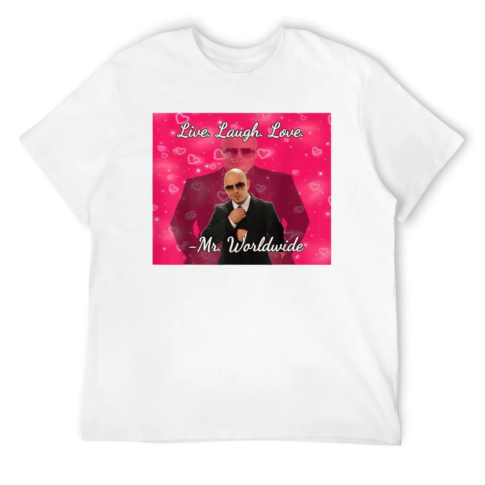 

Mr Worldwide Pitbull Valentine T-Shirt sports fans graphic t shirts valentines clothes Short sleeve tee men