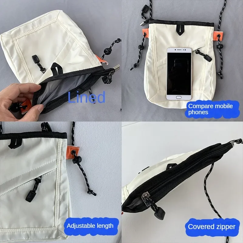 New Fashion Mini Waterproof Travel Small Square Shoulder Bag Men Women Handbag Messenger Bag Unisex Crossbody Bag