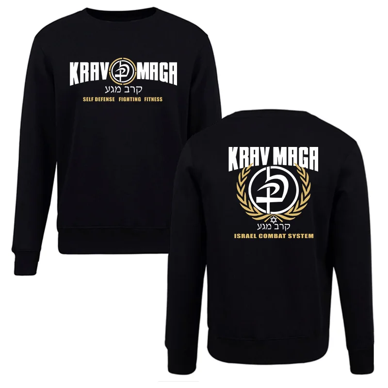 Fashion Hoodie Krav Maga Israel Combat System Self Defense IDF MMA Martial Art Sweatshirt Funny Print Cotton Unisex Sweater