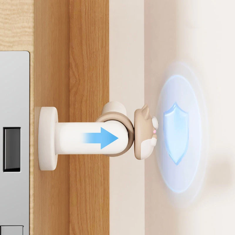 New Silicone Door Handle Anti-collision Pad For Entrance Bedroom Door, Anti-collision Window Handle, Anti-collision Door Stop