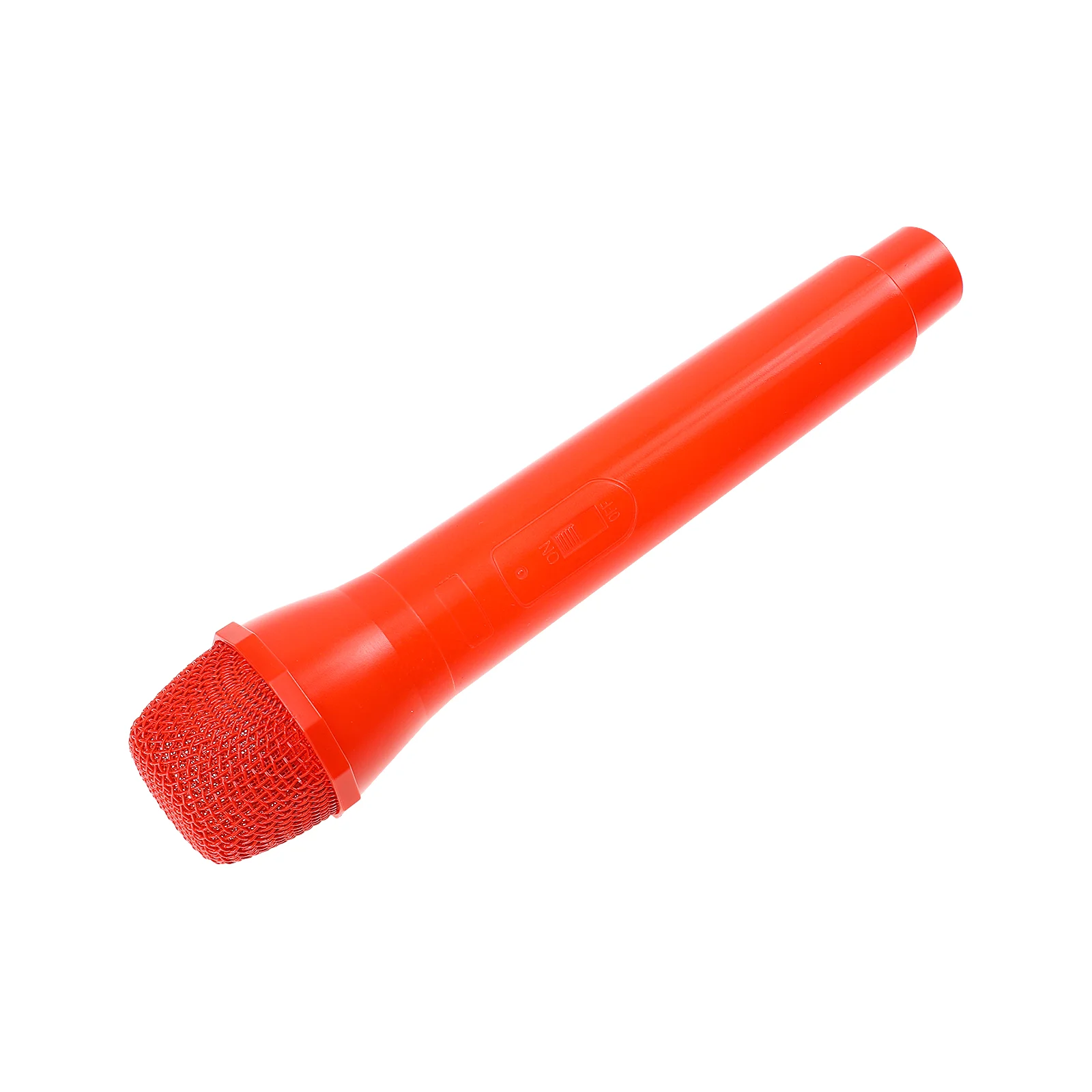 

Microphone Simulated Educational Toys Wireless Fake Microphones Children Red Plastic