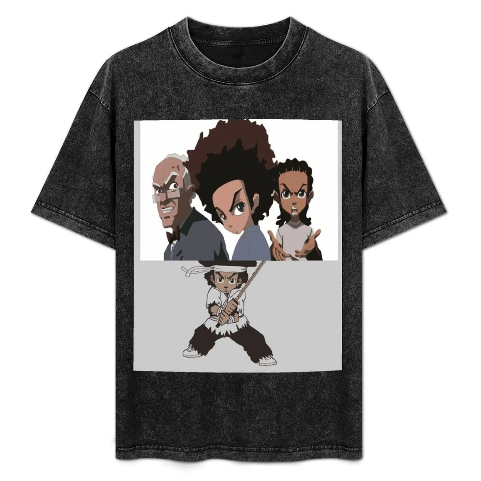 

The Boondocks Huey T-Shirt Fashion Simple Casual Tee Shirt