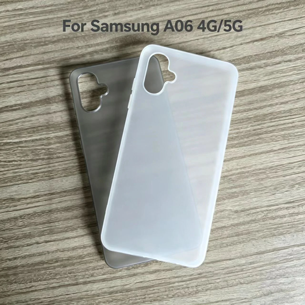 For Samsung A06 Ultra Thin Soft Matte Phone Case For Samsung Galaxy A06 4G 5G Clear Gray White Shockproof Cover Coque