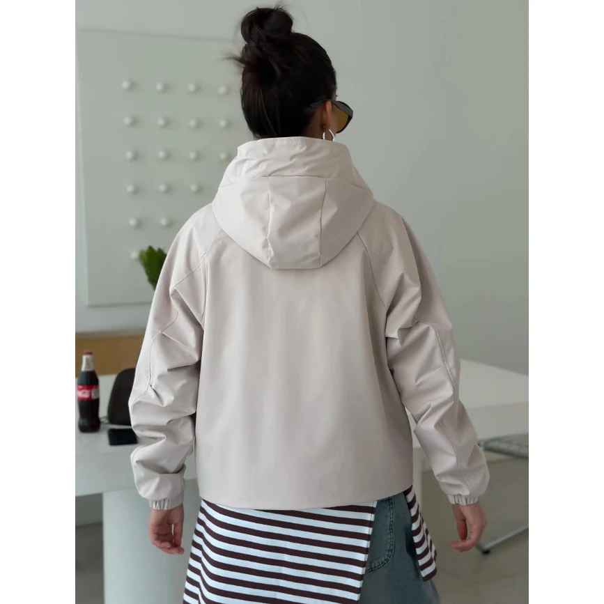 For Vacation And Holiday Solid Color Women Hooded Jacket Casual Short Jacket Soft Touch Material Lightweight Construction