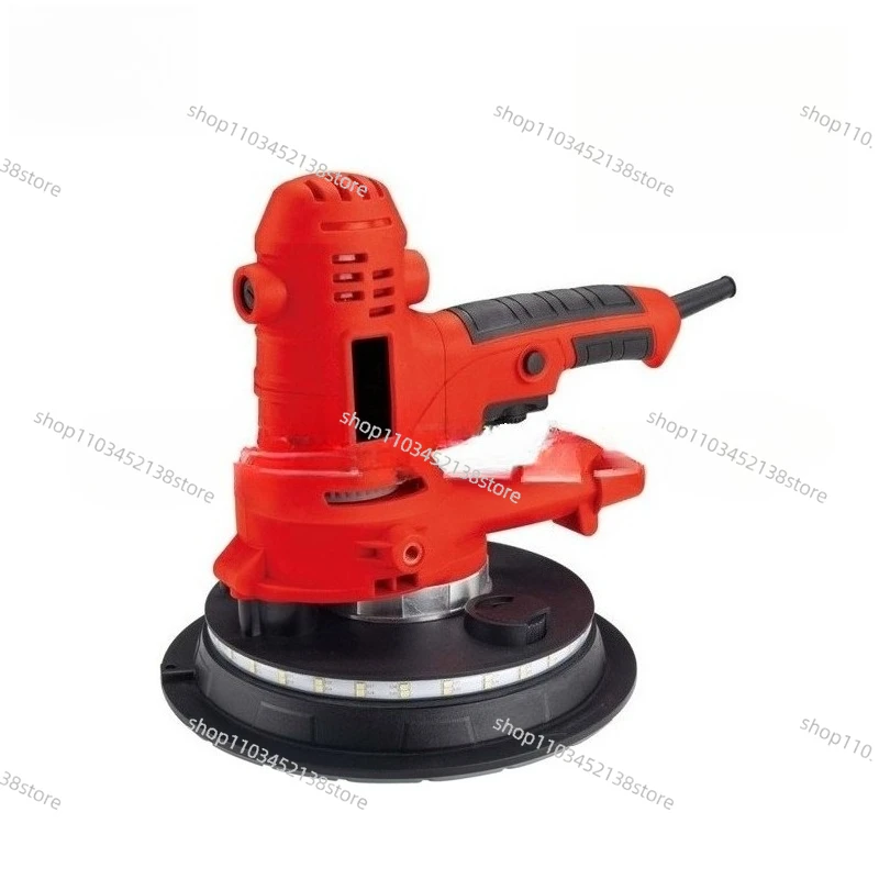 Handheld Self-priming Wall Sander Polishing Sandpaper Machine Wall Dust-free Putty Machine with Double Light Strip 180mm