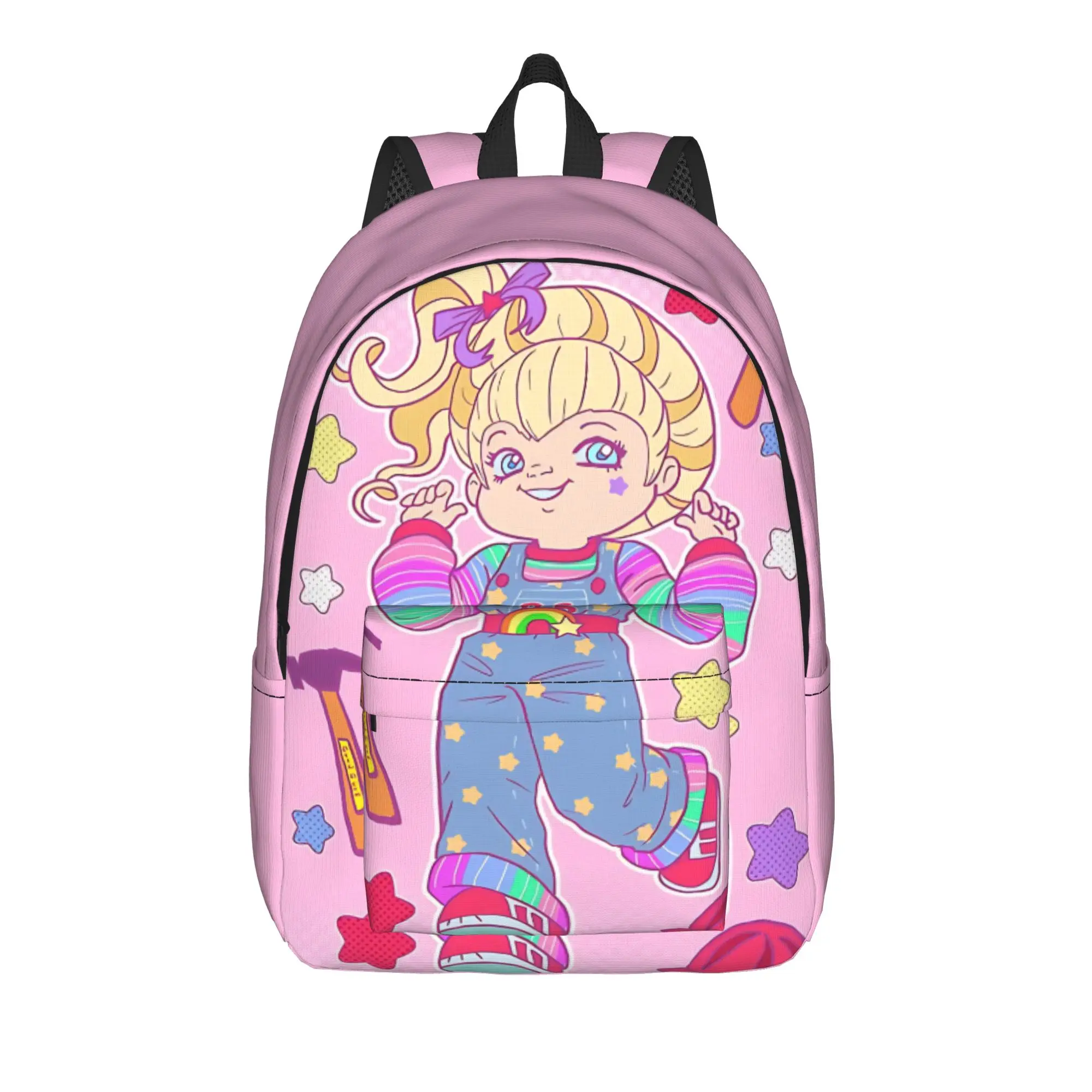 

Back to school season Colorful Creature Backpack R-Rainbow Brite For Men Women Adjustable Strap Backpack