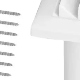 電源不要の壁ダクトキャップ、圧力空気出口とフィルタースクリーン付き、家庭用換気システム用