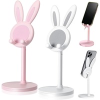 The Cute Rabbit Mobile Phone Stand Desktop Can Lift And Adjust The Desktop Phone Accessories  Phone Stand  Phone Grip